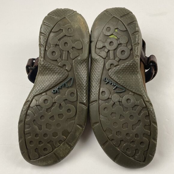 Clarks Leather Sandals Men’s 10 Trek Hiking Casual Outdoors Brown Classic - Picture 6 of 11